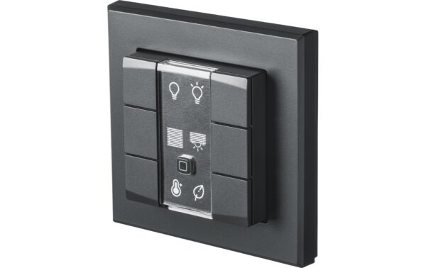 Homematic IP Wandtaster 6-fach, anthrazit 3 Wippen