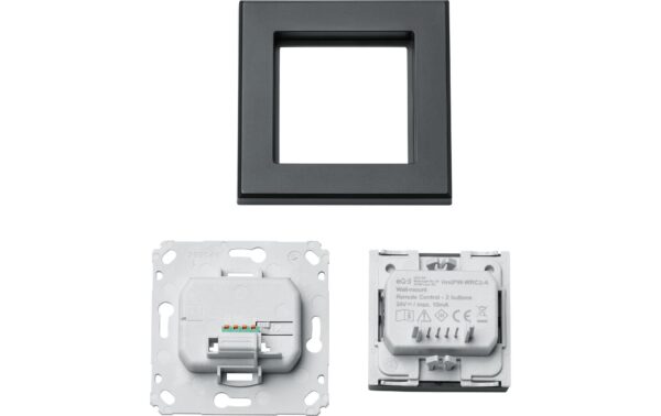 Homematic IP Wired Wandtaster 2-fach anthrazit