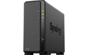Synology DS124, 1-bay NAS inkl. 1x 4TB HDD Seagate IronWolf