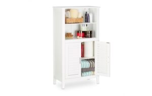 relaxdays Aufbewahrungsschrank Lamell MDF, 92 x 50 x 25.5 cm (HxBxT) kaufen Schweiz | Mediatech.ch