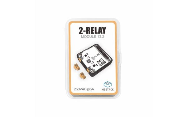 1610236_4 - Mediatech M5Stack 2-Channel AC Relay Module 13.2 STM32F030