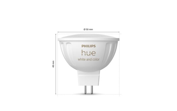 1613741_4 - Mediatech Philips Hue White & Color Ambiance MR16, 400lm, Einzelpack
