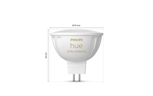 Philips Hue White Ambiance MR16, 400lm, Einzelpack