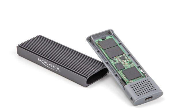 1613911_6 - Mediatech Delock Externes USB Type-C Combo Gehäuse M.2 NVMe PCIe, SATA SSD