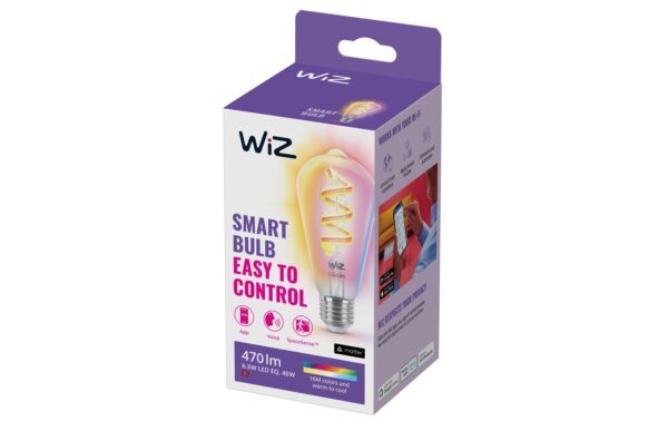 1614754_2 - Mediatech WiZ ST64 E27 Tunable White & Color 60W 2200-6500K Einzelpack