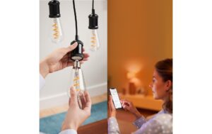 1614754_4 - Mediatech WiZ ST64 E27 Tunable White & Color 60W 2200-6500K Einzelpack