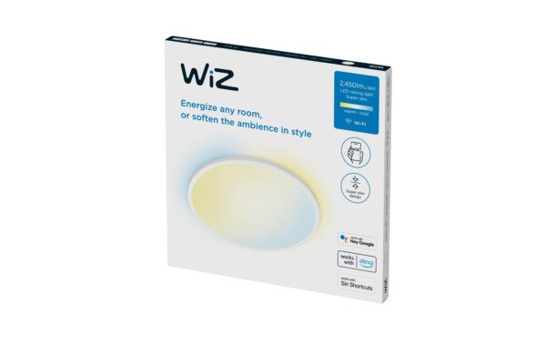 1615269_2 - Mediatech WiZ SuperSlim Deckenleuchte Tunable White 2450lm Weiss