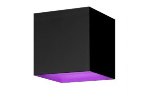 Hombli Outdoor Smart Wall Light - black 2x3W, 600lm, 10x10x10cm, RGB+CCT