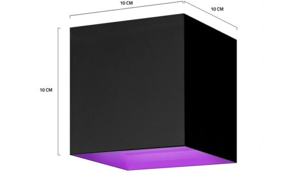 Hombli Outdoor Smart Wall Light - black 2x3W, 600lm, 10x10x10cm, RGB+CCT