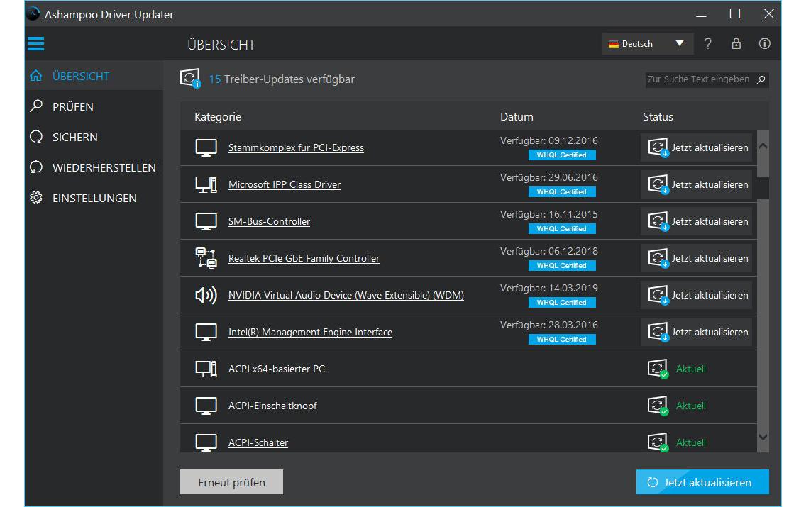 1615811_1 - Mediatech Ashampoo Driver Updater ESD, Vollversion, 3 PC