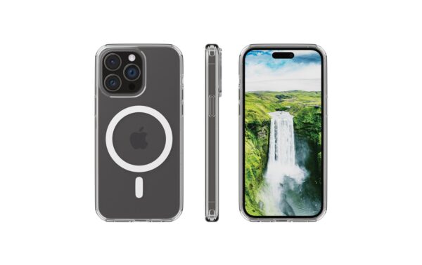1616202_2 - Mediatech dbramante Iceland D3O Case Clear iPhone 15 Pro Max, MagSafe