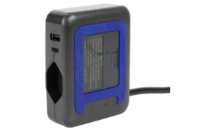 Steffen Ladestation IQ 1xT13 + 1x USB-A/C schwarz, Kabellänge 1.5m
