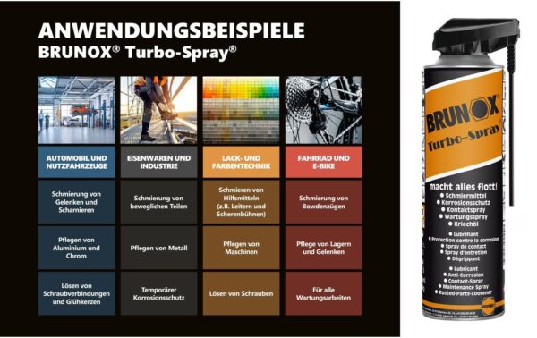 BRUNOX Turbo-Spray POWER-CLICK 500ml Multifunktionsöl