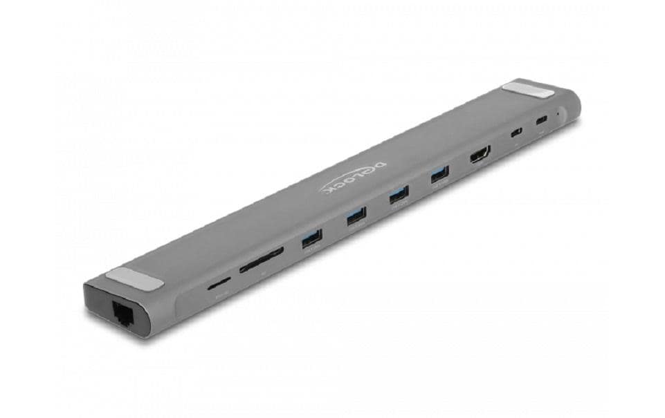 1619292 - Mediatech Delock 87895 Dockingstation USB-C 4K - HDMI, USB 3.2 Gen 1, LAN, SD, PD 3.0