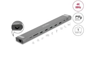 1619292_1 - Mediatech Delock 87895 Dockingstation USB-C 4K - HDMI, USB 3.2 Gen 1, LAN, SD, PD 3.0