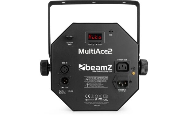 1621338_3 - Mediatech BeamZ MultiAce2 LED Light Effect, RGBWUV, Strobe, DMX