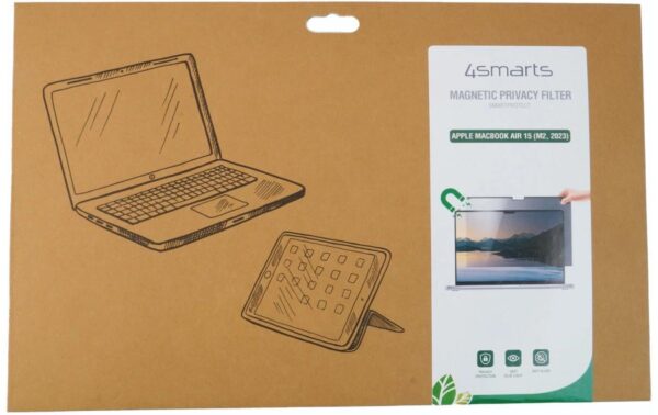 4smarts Smartprotect Privacy Filter für Macbook Air 15 (M2, 2023)