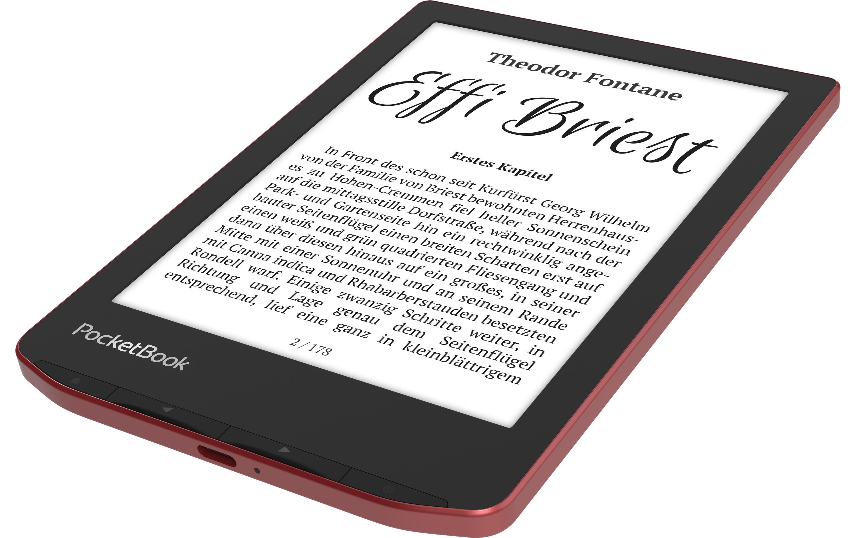 1622684_2 - Mediatech PocketBook Verse Pro Passion Red 6 E-Ink Carta™ ,16 Graustufen, 16GB Speich