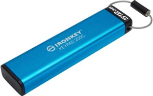 Kingston IronKey Keypad 200, 512GB USB3.2(Typ-C),256bit-AES,FIPS 140-3,Level 3