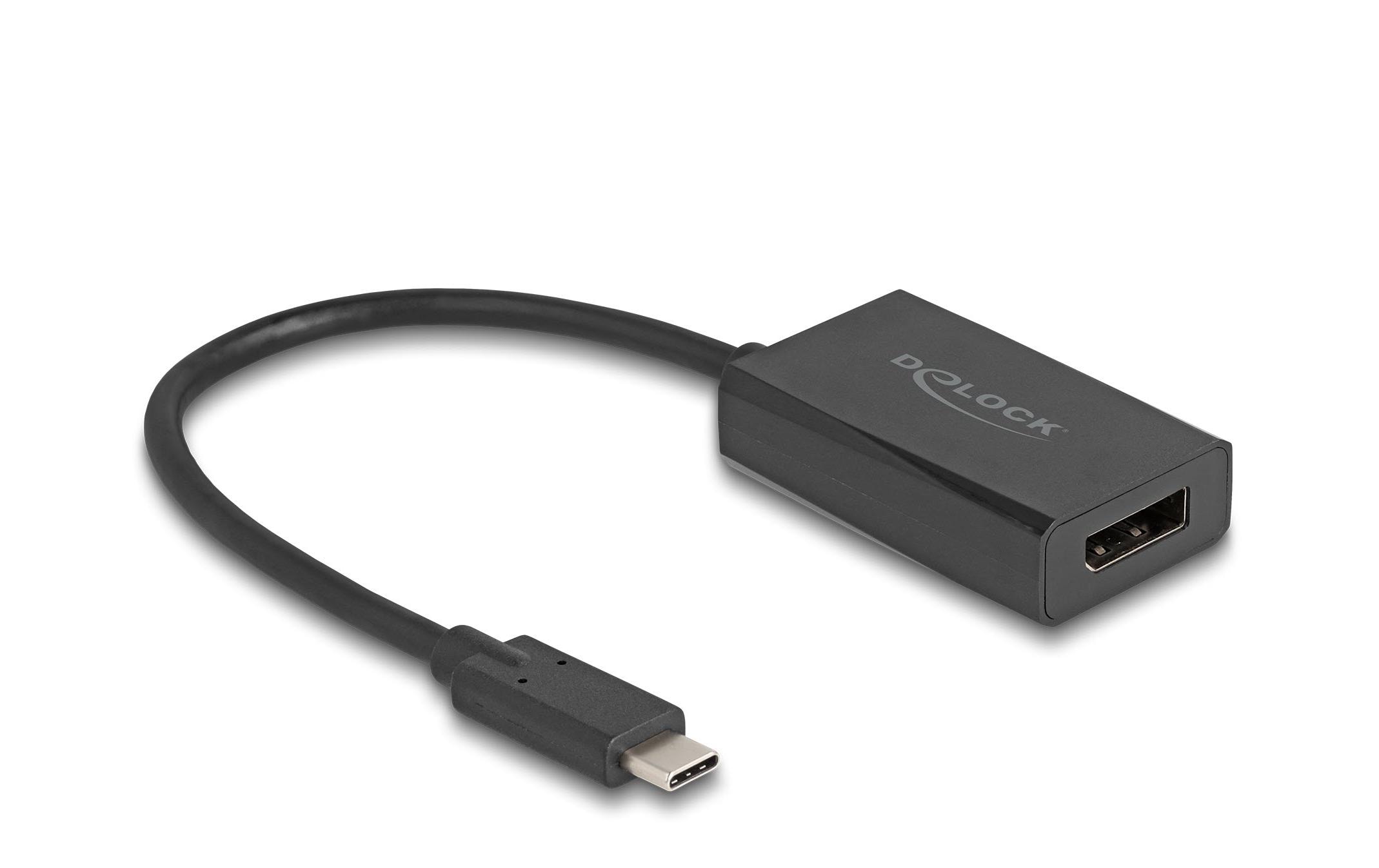 1625537 - Mediatech Delock Adapter DP Buchse zu USB-C Stecker DP Alt Mode, 4K mit PD 85W kaufen Schweiz | Mediatech.ch