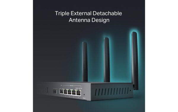 TP-Link ER706W: Omada WiFi-6 VPN Router AX3000, 5xGE, SSL/Wireguard/OpenVPN, USB