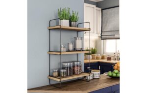 1626852_2 - Mediatech Woody Fashion Wandregal Pulalis Span melaminbeschichtet/Metall, 40x66x20cm
