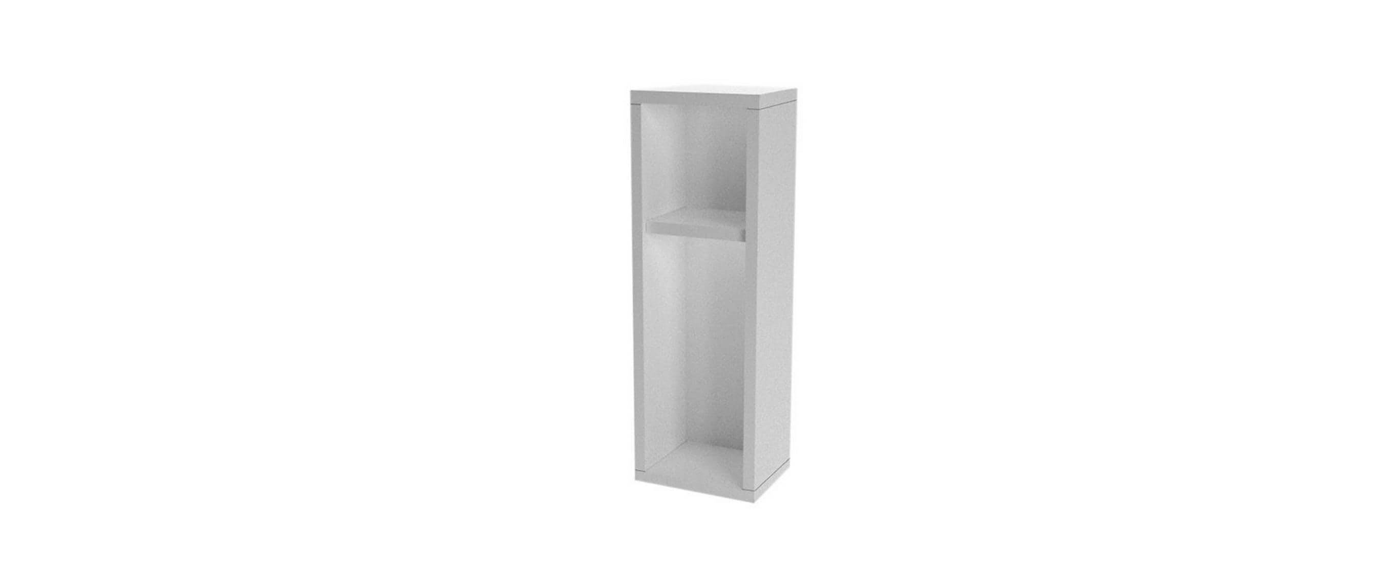 1626866 - Mediatech Woody Fashion Beistelltisch Turra Weiss Span melaminbeschichtet, 20x65x15cm