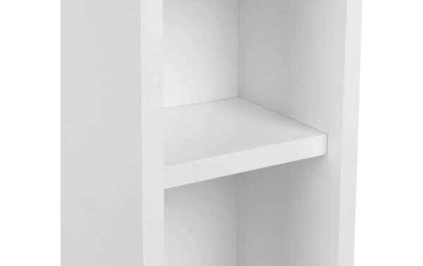 1626866_3 - Mediatech Woody Fashion Beistelltisch Turra Weiss Span melaminbeschichtet, 20x65x15cm