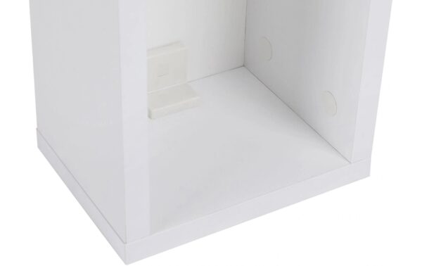 1626866_5 - Mediatech Woody Fashion Beistelltisch Turra Weiss Span melaminbeschichtet, 20x65x15cm