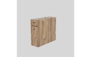 1626876_2 - Mediatech Woody Fashion Aufbewahrungsregal Calencia Braun Span melaminbeschichtet, 19x55x60cm