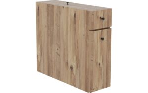 1626876_6 - Mediatech Woody Fashion Aufbewahrungsregal Calencia Braun Span melaminbeschichtet, 19x55x60cm