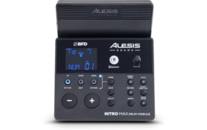 Alesis Nitro Max Kit 8-teiliges E-Drum Komplettset, Mesh, BT
