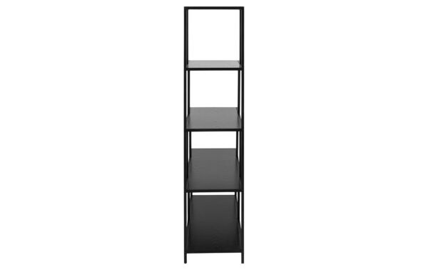 1632467_6 - Mediatech AC Design Bücherregal Seaford MDF/Stahl, 135x35x150 cm, Schwarz