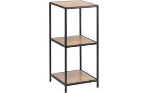 AC Design Regal Seaford MDF/Stahl, 35x37x82,5 cm, Wildeiche