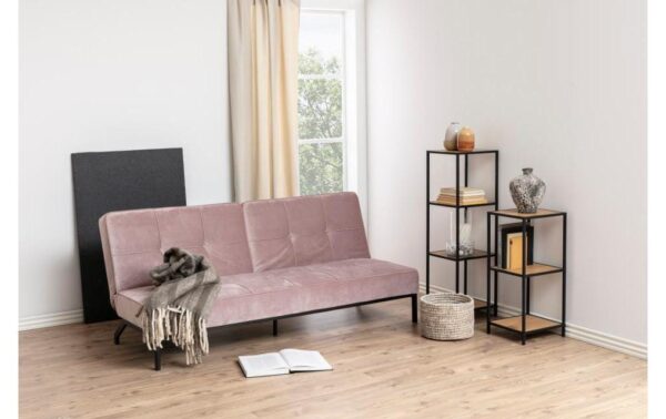 AC Design Regal Seaford MDF/Stahl, 35x37x82,5 cm, Wildeiche