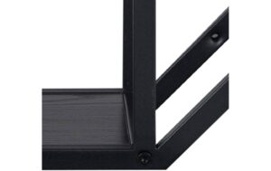1632482_4 - Mediatech AC Design Wandregal Seaford Melamin/Stahl, 77x20x77 cm, Schwarz