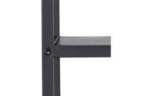 1632482_6 - Mediatech AC Design Wandregal Seaford Melamin/Stahl, 77x20x77 cm, Schwarz