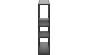 1632484_2 - Mediatech AC Design Wandregal Seaford Melamin/Stahl, 75x20x91 cm, Schwarz