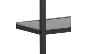 1632484_3 - Mediatech AC Design Wandregal Seaford Melamin/Stahl, 75x20x91 cm, Schwarz