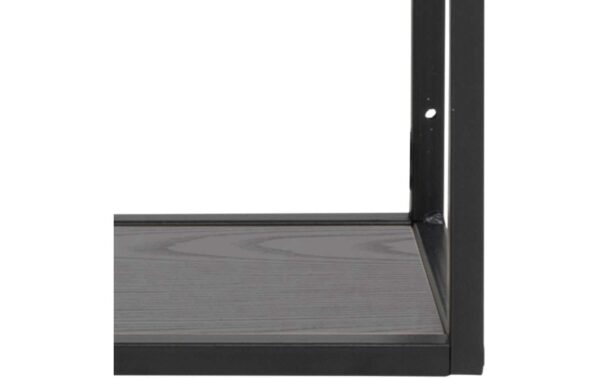 1632484_4 - Mediatech AC Design Wandregal Seaford Melamin/Stahl, 75x20x91 cm, Schwarz