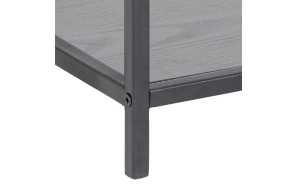AC Design Beistelltisch Seaford Stahl/MDF, 42x35x63 cm, Schwarz