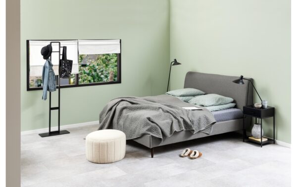 AC Design Beistelltisch Seaford Stahl/MDF, 42x35x63 cm, Schwarz