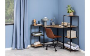 AC Design Regal Seaford MDF/Stahl, 35x37x119,5 cm