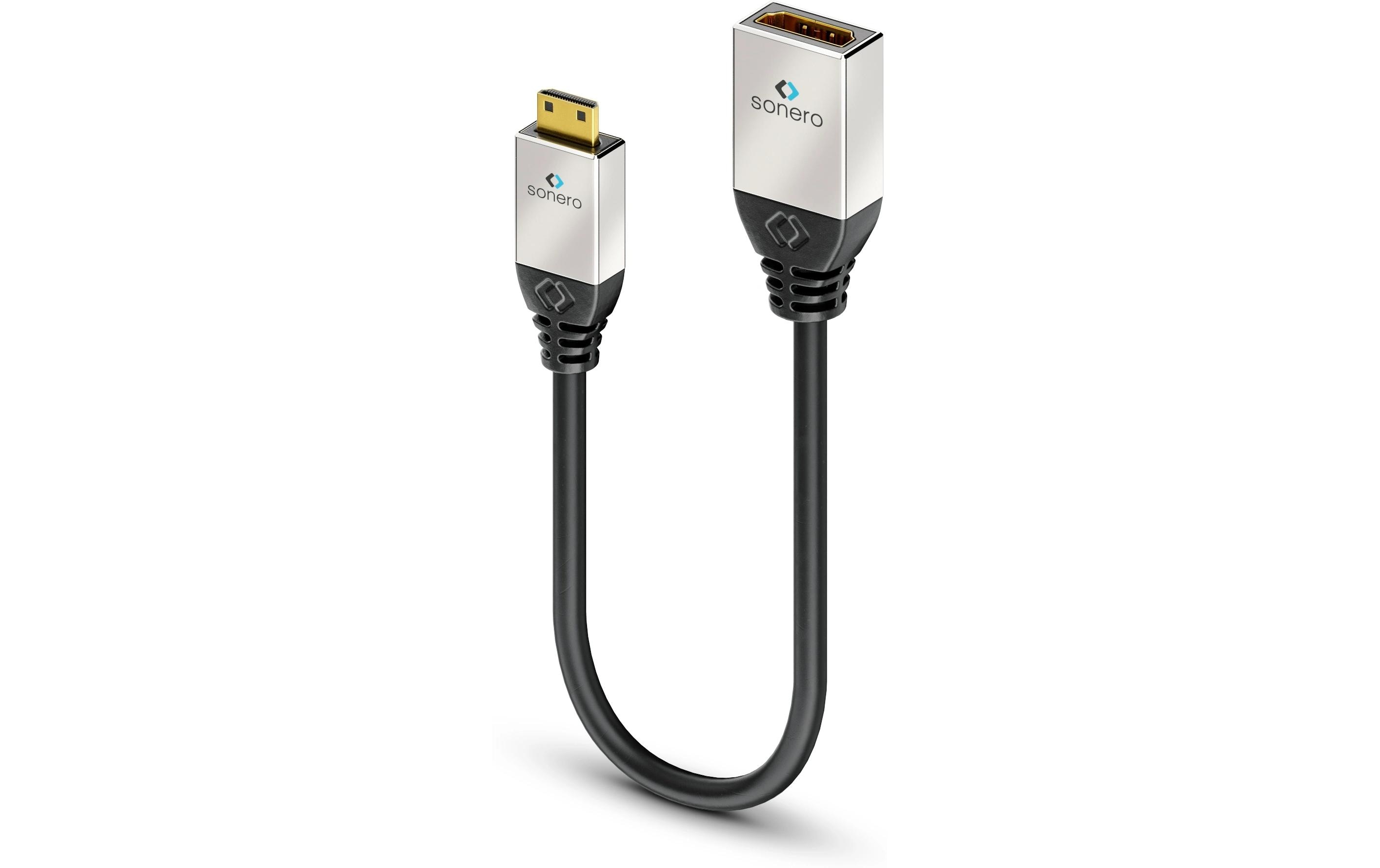 1633167 - Mediatech Sonero Mini HDMI auf HDMI Portsaver 0.25m Kabellänge kaufen Schweiz | Mediatech.ch