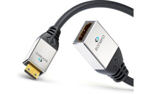 1633167_1 - Mediatech Sonero Mini HDMI auf HDMI Portsaver 0.25m Kabellänge