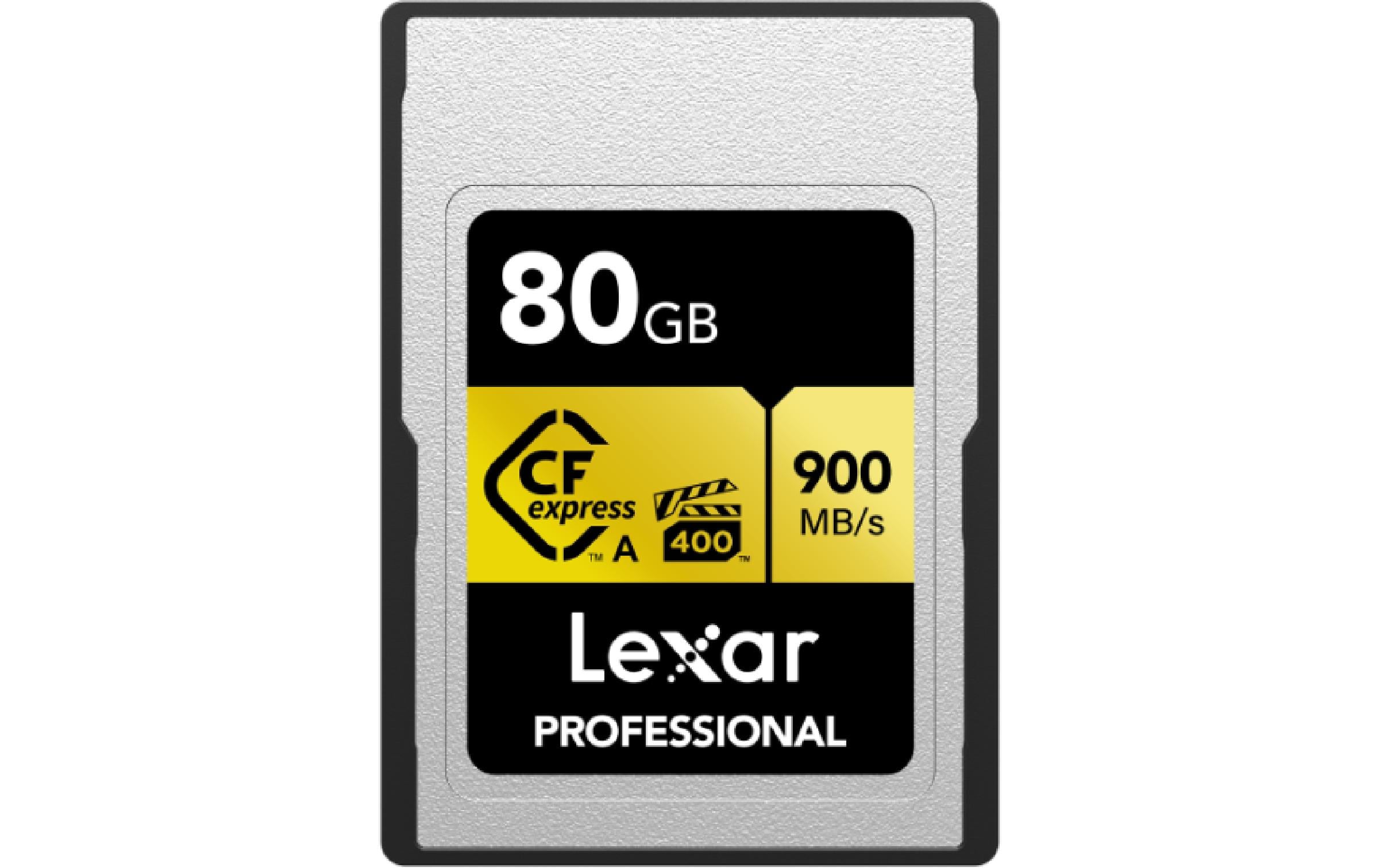 1634283 - Mediatech Lexar PRO CFexpress Gold Series TypeA 80GB Lesen 900 MB/s, Schreiben 800 MB/s kaufen Schweiz | Mediatech.ch