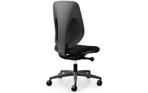 1635532_1 - Mediatech Giroflex Bürostuhl 353 mit Netzrücken, ohne Armlehnen, Schwarz