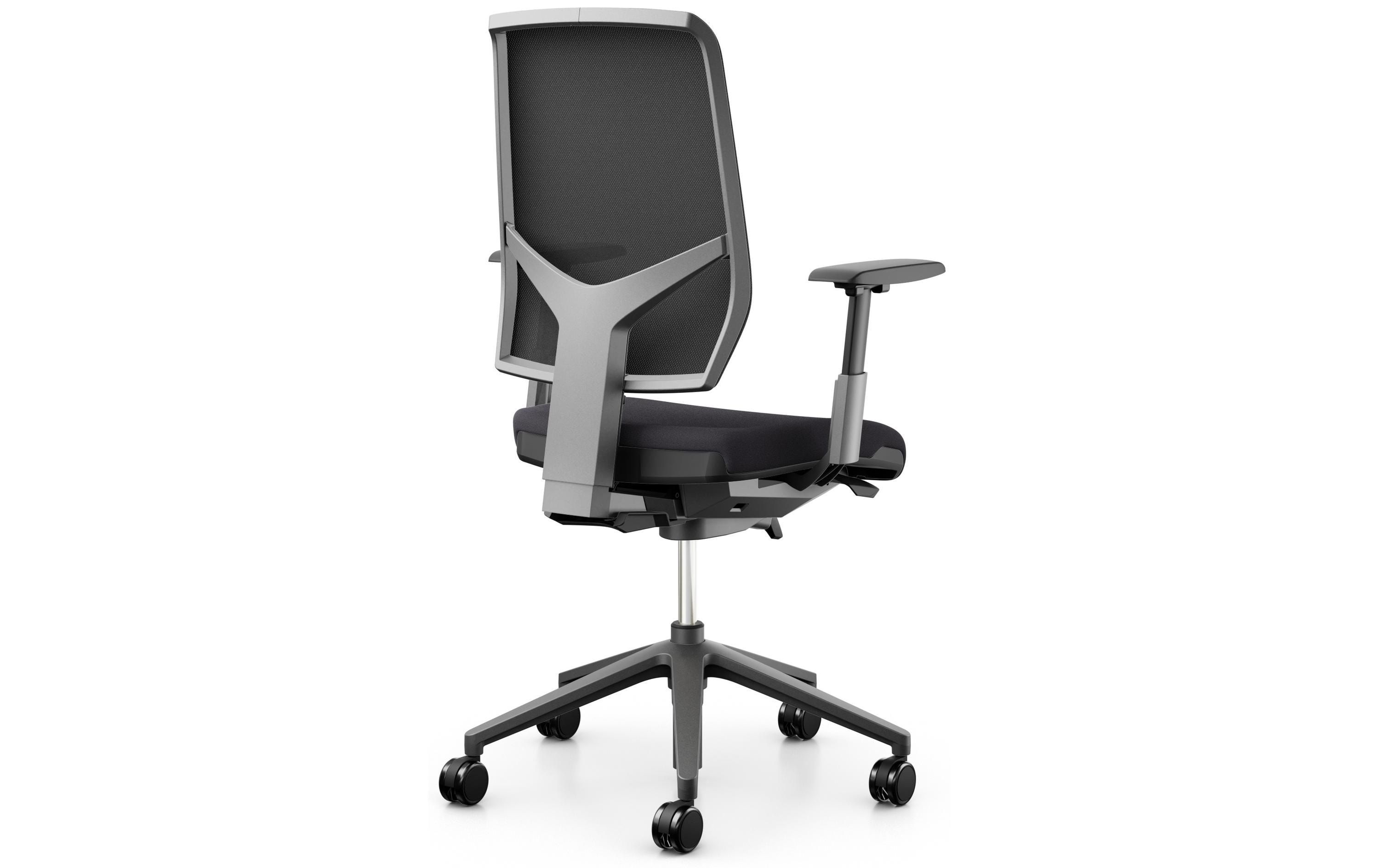 1635548_1 - Mediatech Giroflex Bürostuhl 68 mit Netzrücken Farbe: Charcoal, Mit Armlehne, Extreme