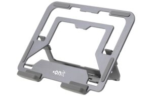onit Notebook-Ständer FLAT klappbar, neigbar, grau