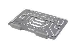 onit Notebook-Ständer FLAT klappbar, neigbar, grau